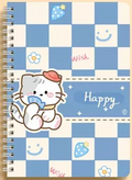 NB2008 Lovely Rabbit B5 Spiral Notebook - Blue