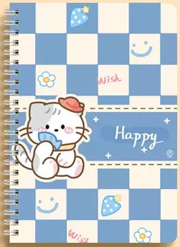 NB2008 Lovely Rabbit B5 Spiral Notebook - Blue