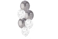 Silver Disco Sparkle Balloon Bouquet