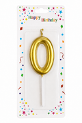 2.5" Luxury Golden Number Candle