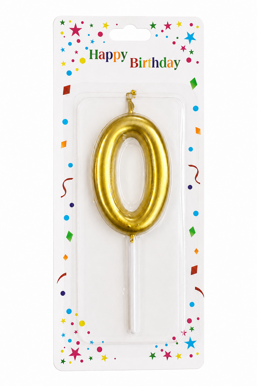 2.5" Luxury Golden Number Candle