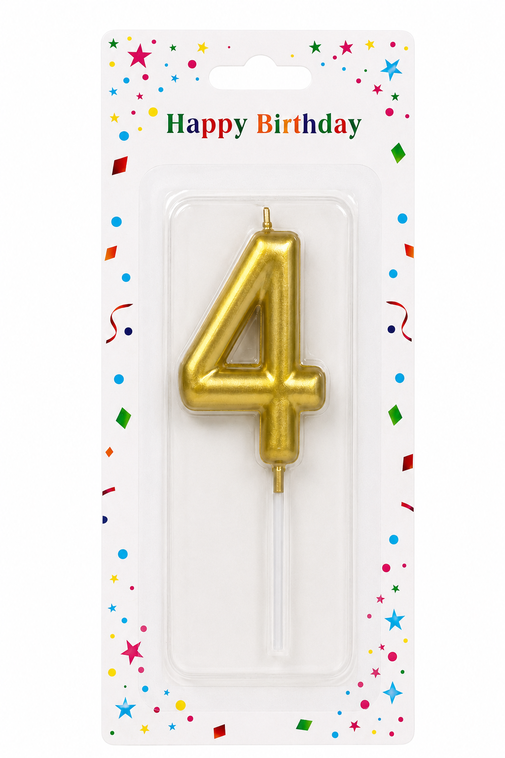 2.5" Luxury Golden Number Candle