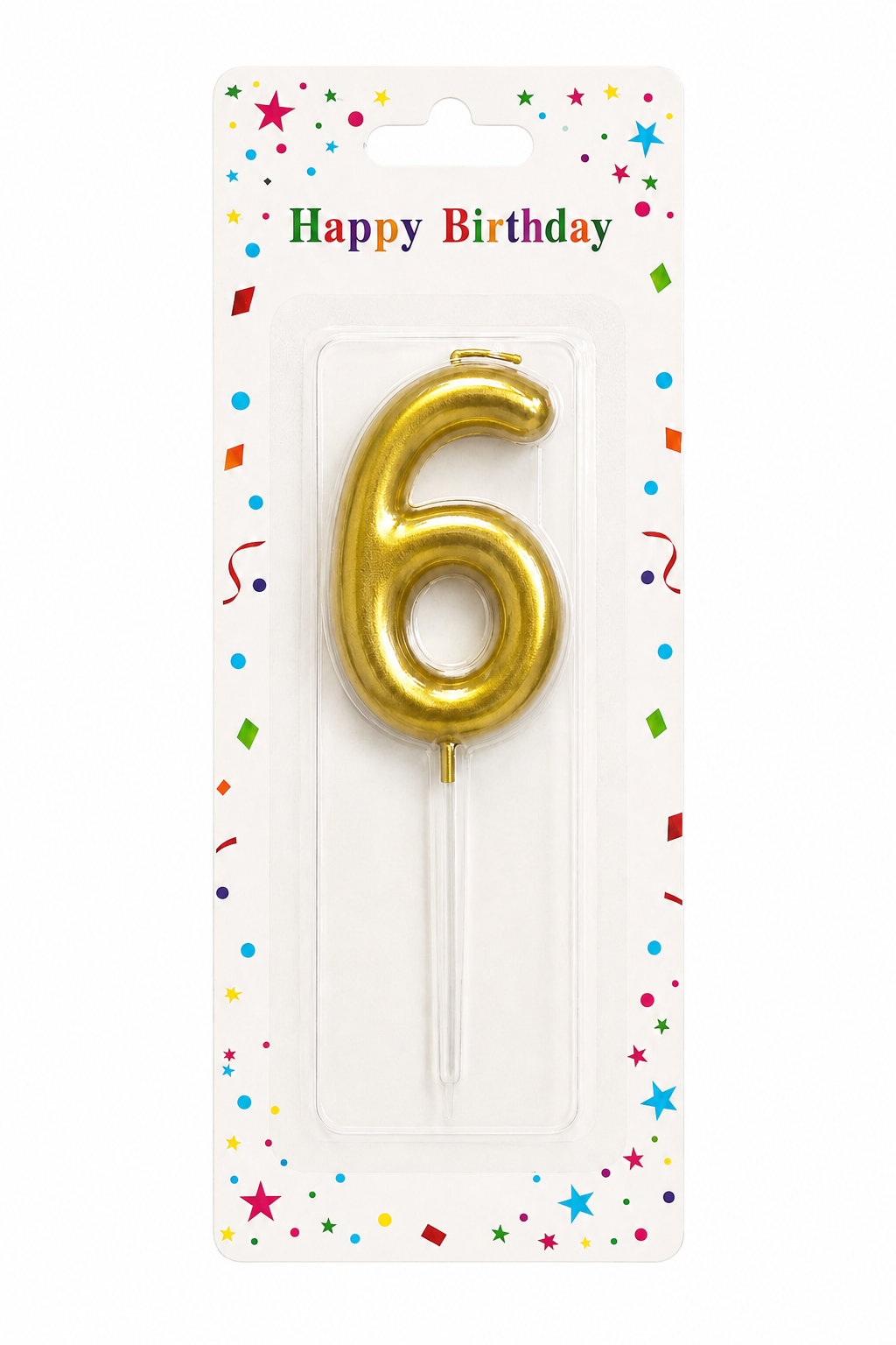 2.5" Luxury Golden Number Candle