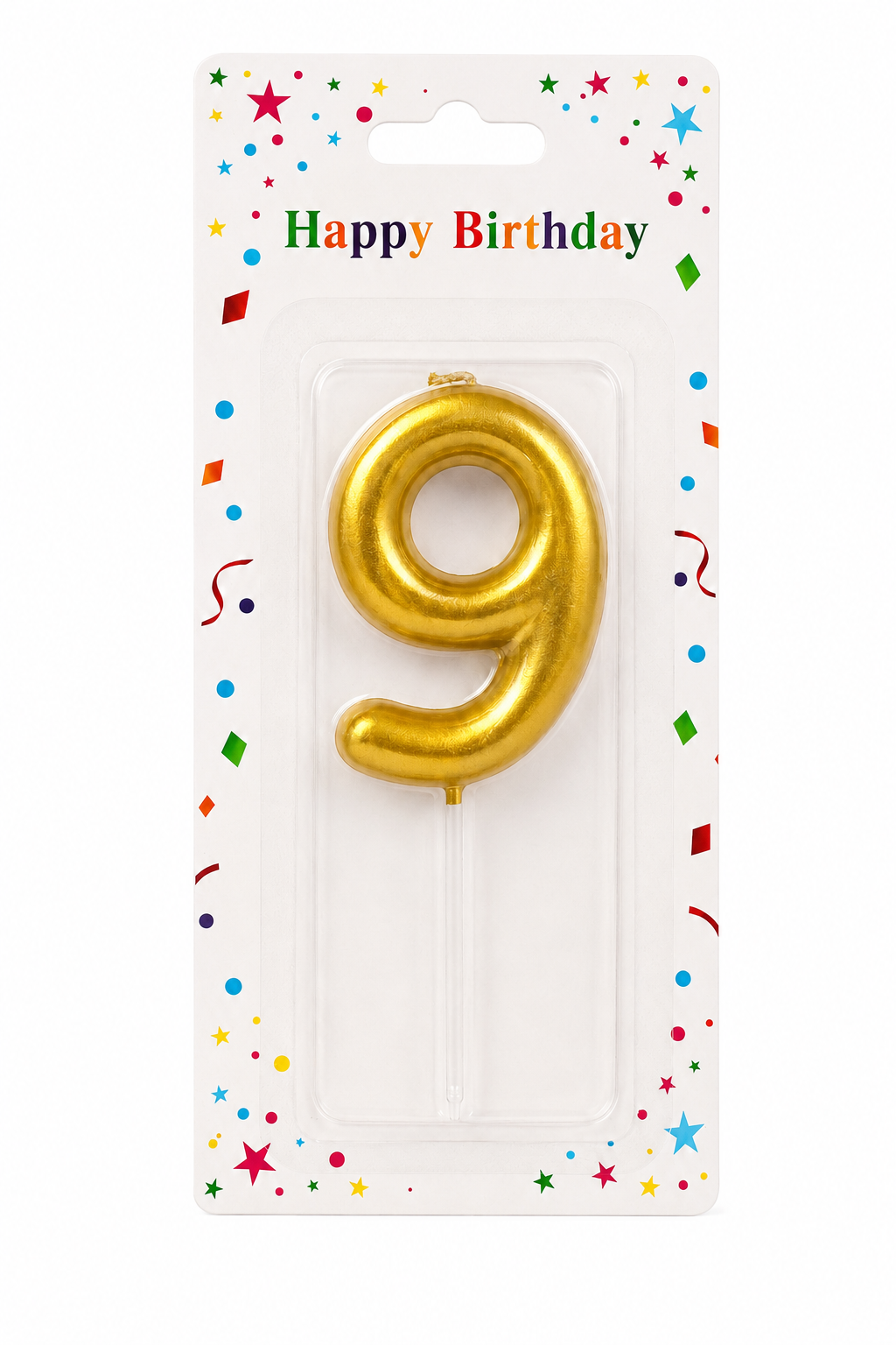2.5" Luxury Golden Number Candle