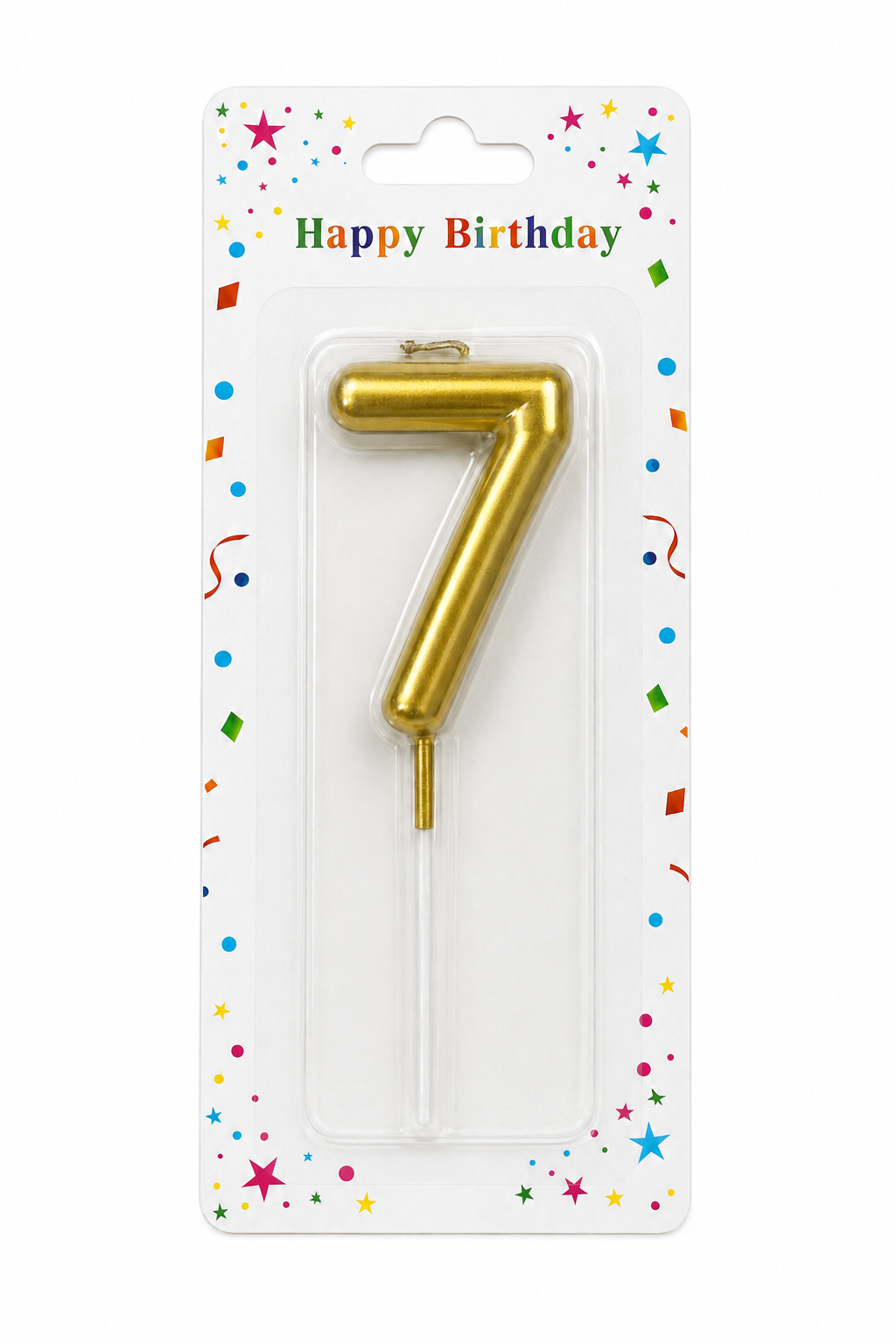2.5" Luxury Golden Number Candle