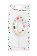 2.5" Cute colorful Number Candle