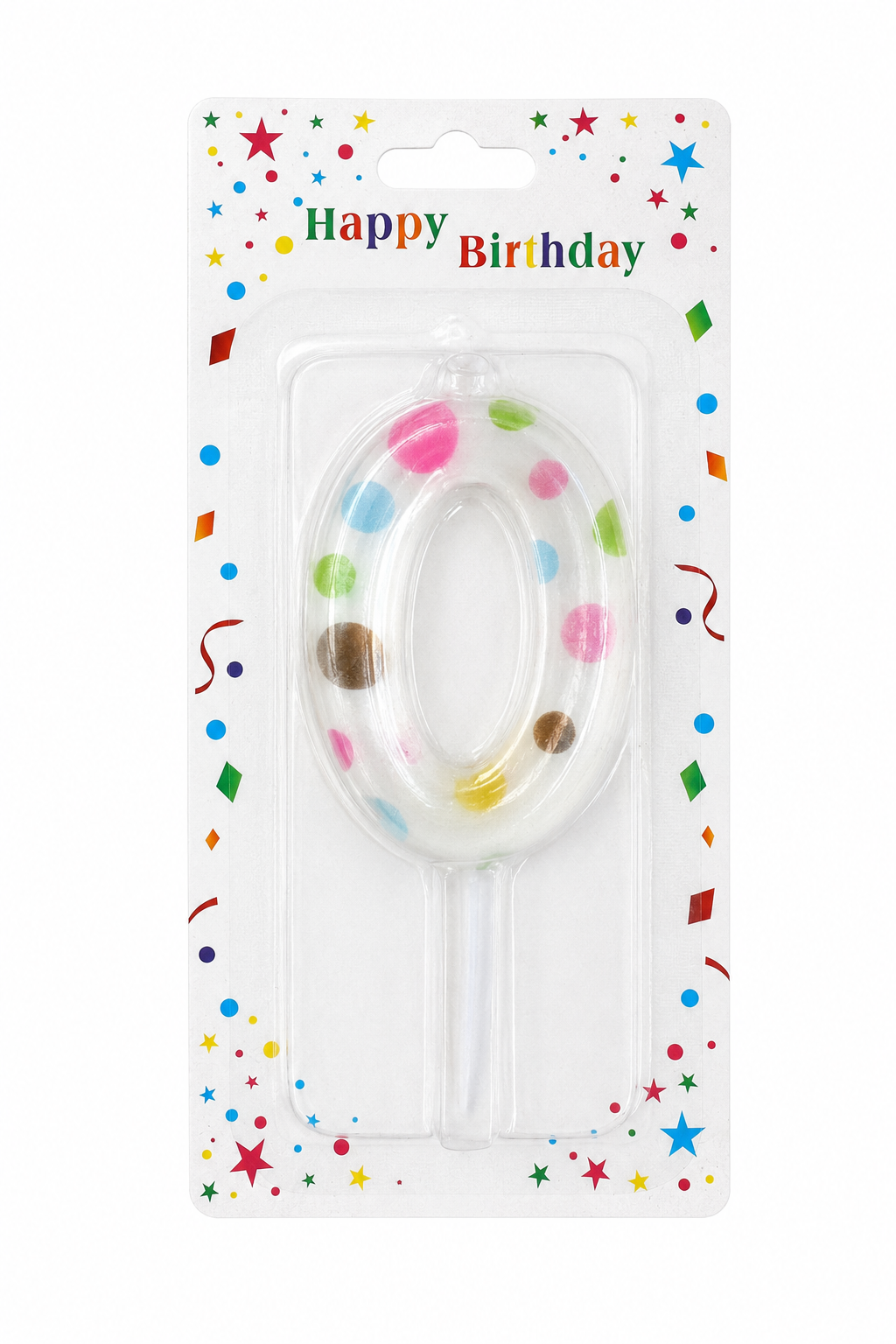 2.5" Cute colorful Number Candle