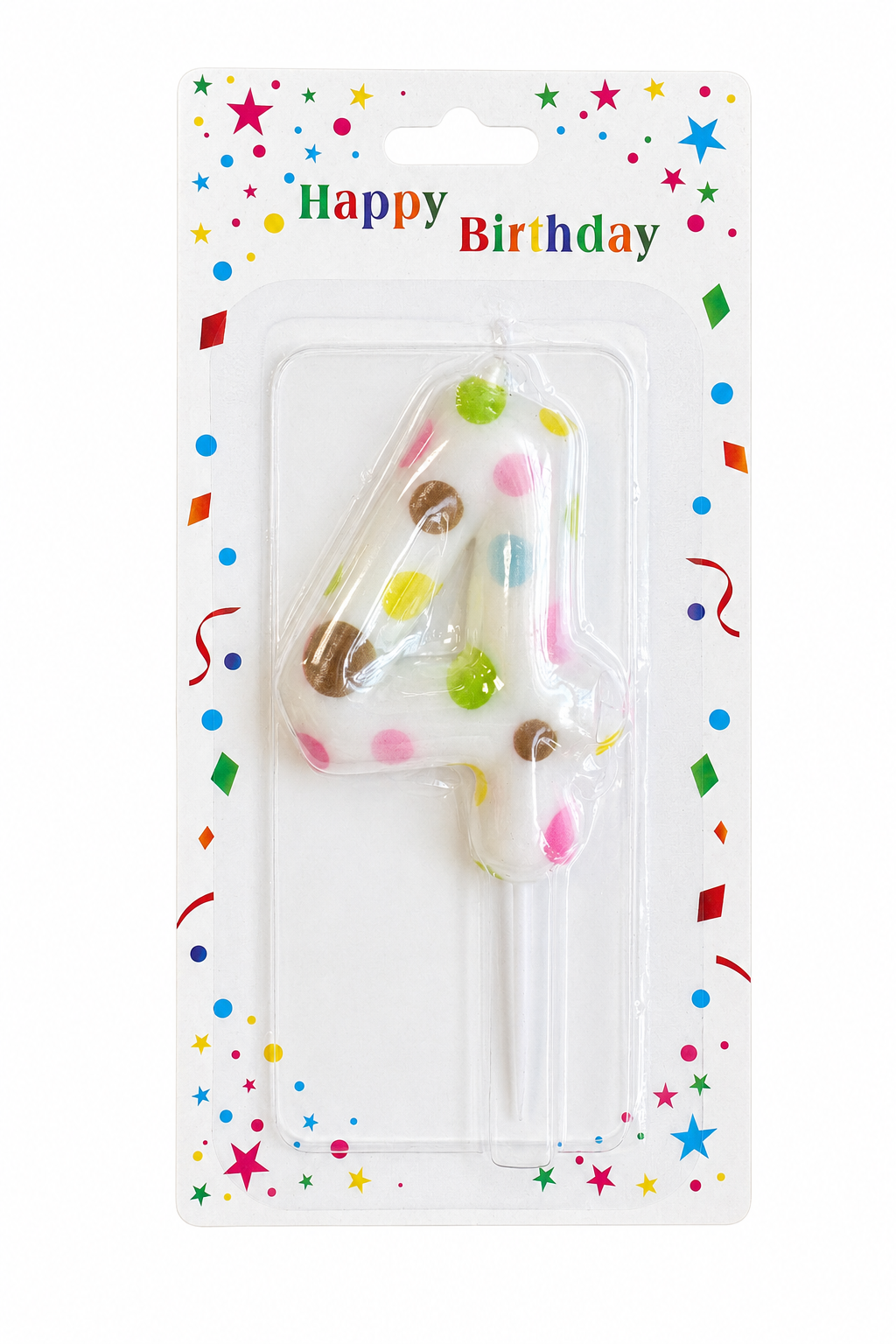 2.5" Cute colorful Number Candle