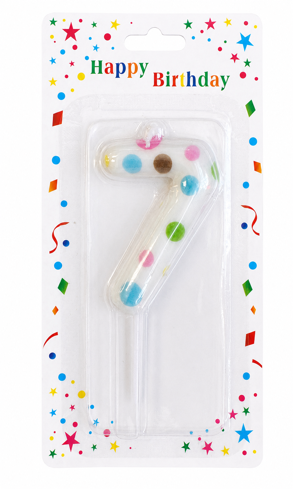 2.5" Cute colorful Number Candle