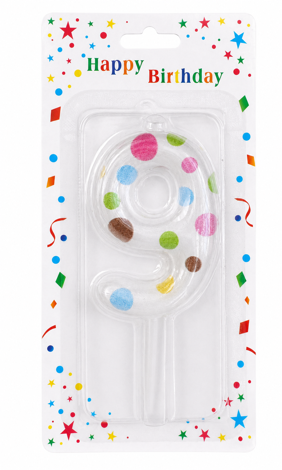 2.5" Cute colorful Number Candle