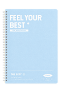 NB2000BU Feel Your Best B5 Spiral Notebook - Blue