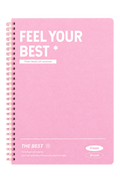 NB2000PK Feel Your Best B5 Spiral Notebook - Pink