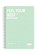 NB2000GN Feel Your Best B5 Spiral Notebook - Green
