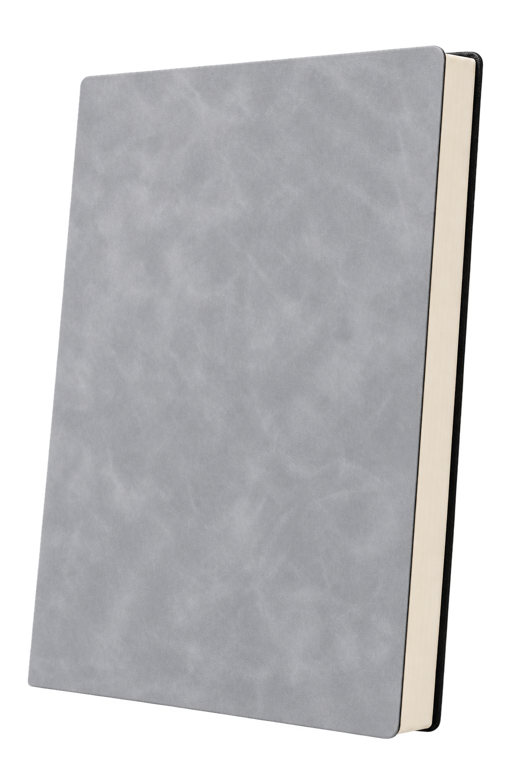 NB1005GY Classic Grey A5 Leather Cover Notebook