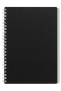 NB1004 Classic Black A5 Spiral Notebook