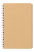 NB2003 Classic Kraft B5 Spiral Notebook - Brown