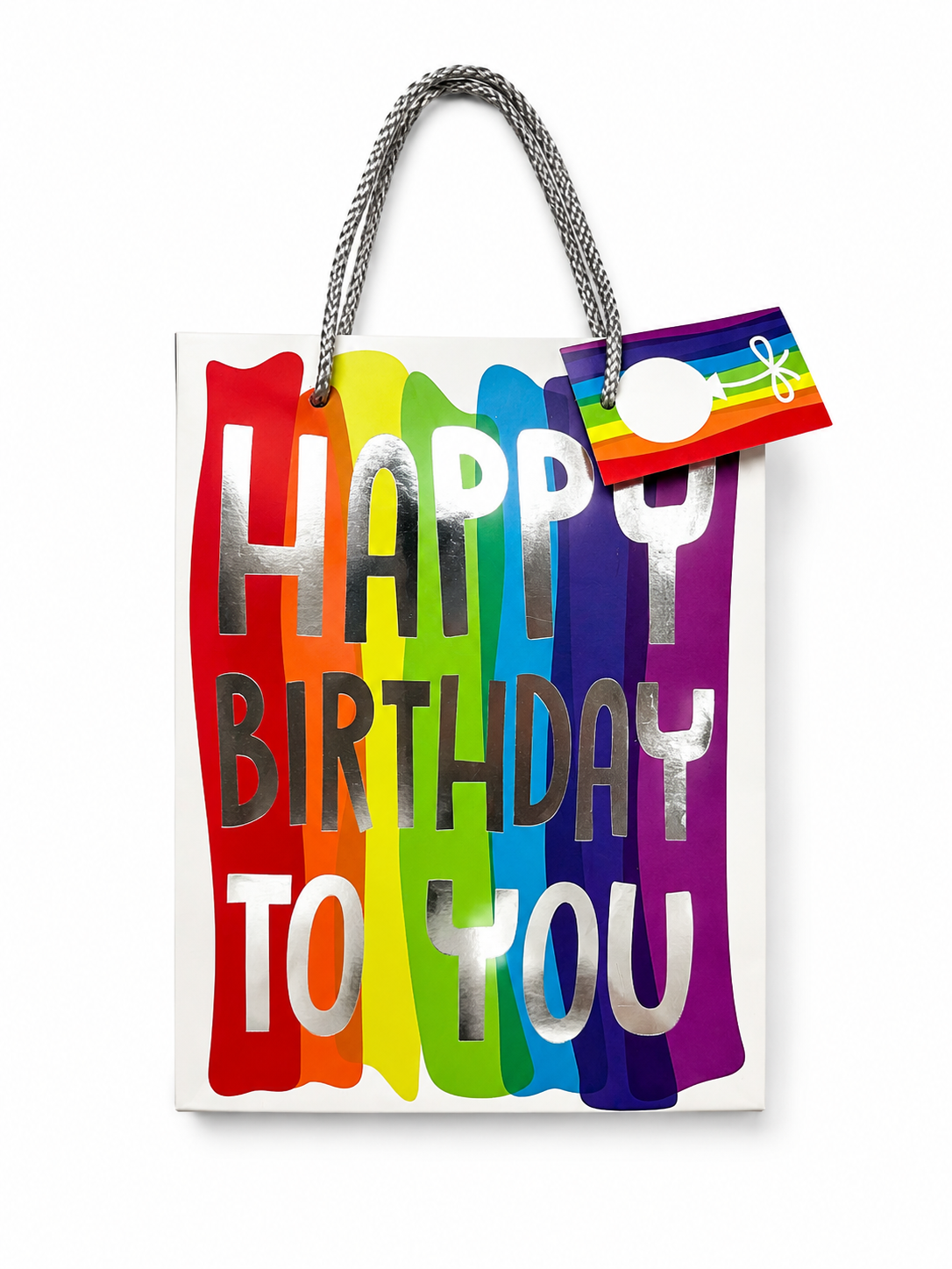 GB3008 Rainbow Happy Birthday Gift Bag