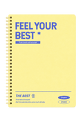 NB2000YE Feel Your Best B5 Spiral Notebook - Yellow