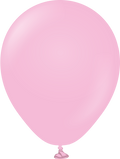 12 inch Latex Balloon-Baby Pink With Helium)