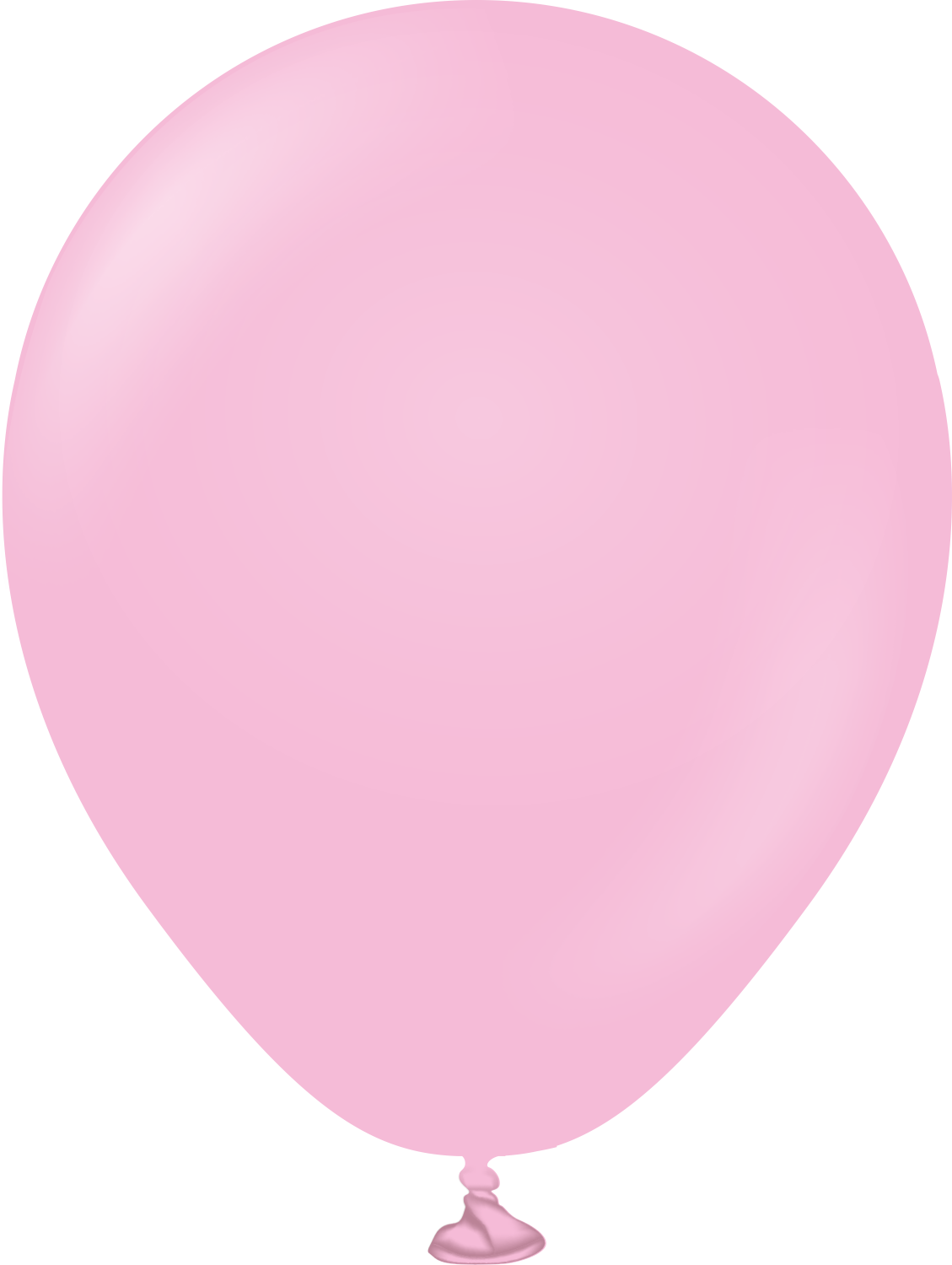 12 inch Latex Balloon-Baby Pink With Helium)