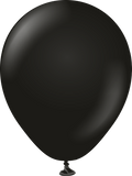12 inch Latex Balloon-Black  With Helium)