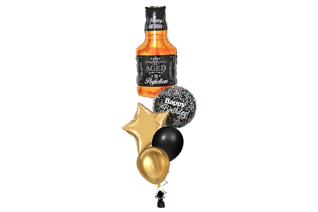 Golden Barrel Birthday Luxe Bouquet