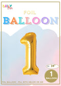 34 inch Foil Balloon-1(With Helium)