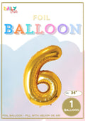 34 inch Foil Balloon-6(With Helium)