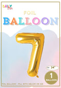 34 inch Foil Balloon-7(With Helium)