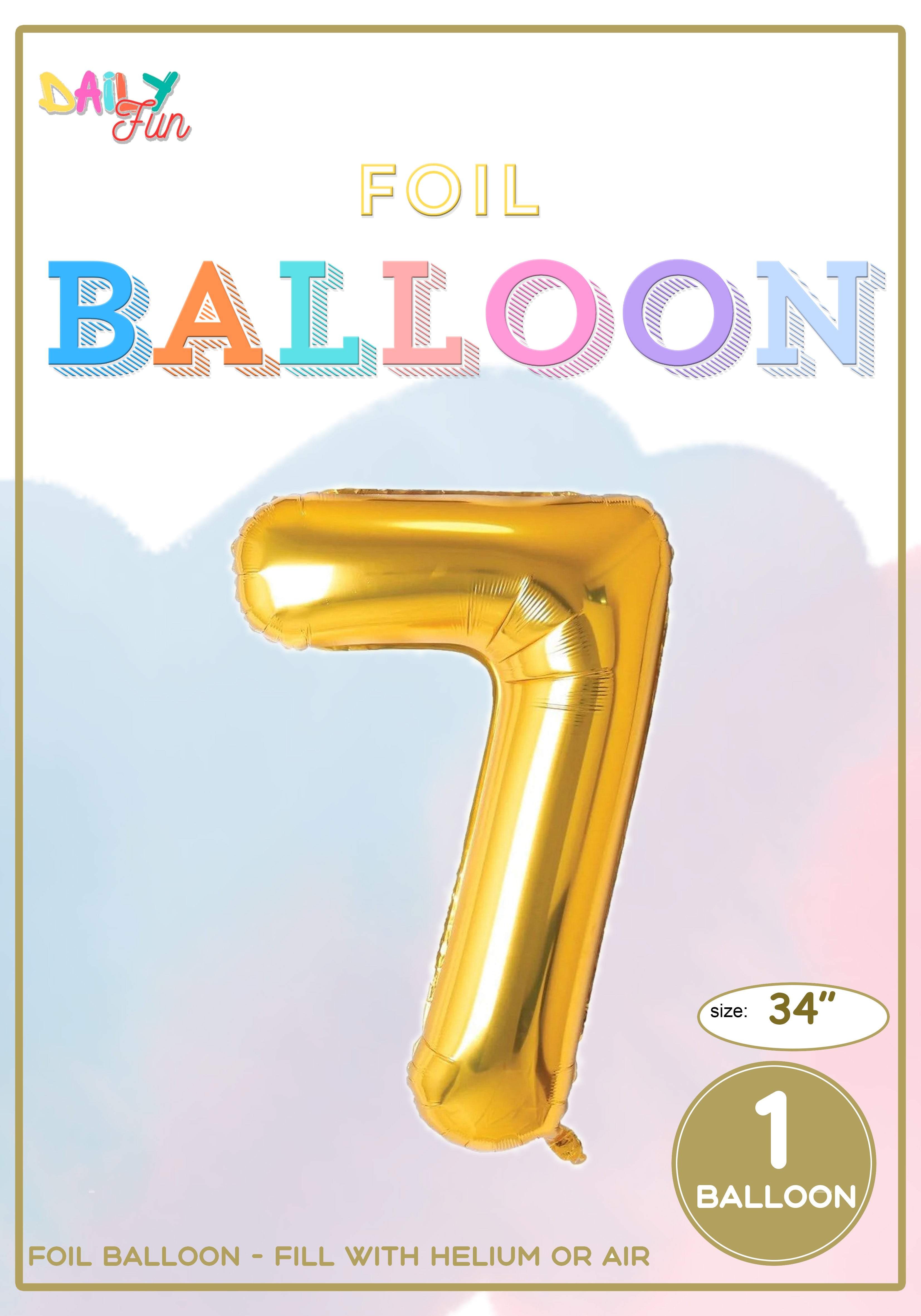 34 inch Foil Balloon-7(With Helium)