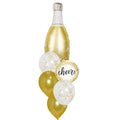 Golden Cheers Celebration Balloon Bouquet
