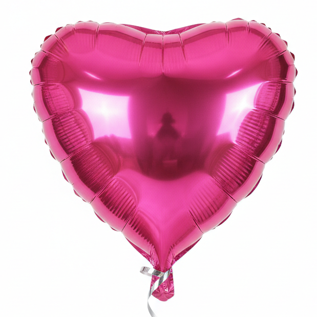18" Hot pink Heart
