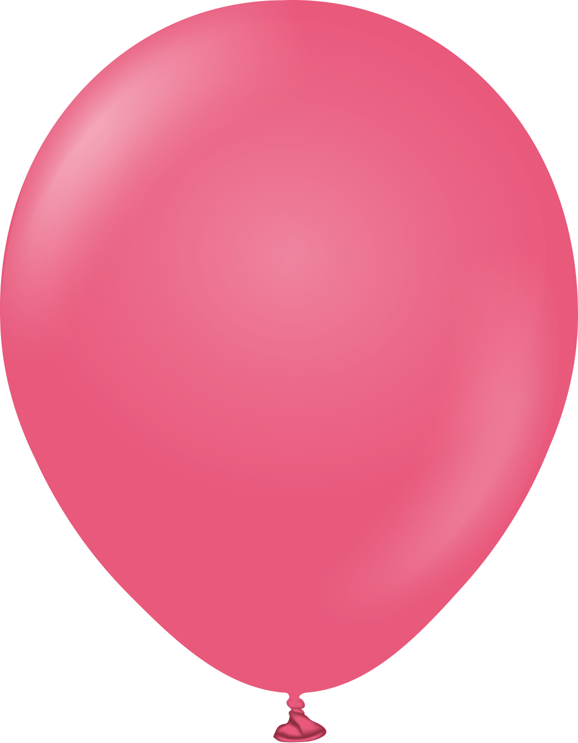 12 inch Latex Balloon-Hot Pink With Helium)