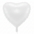 18" White Heart