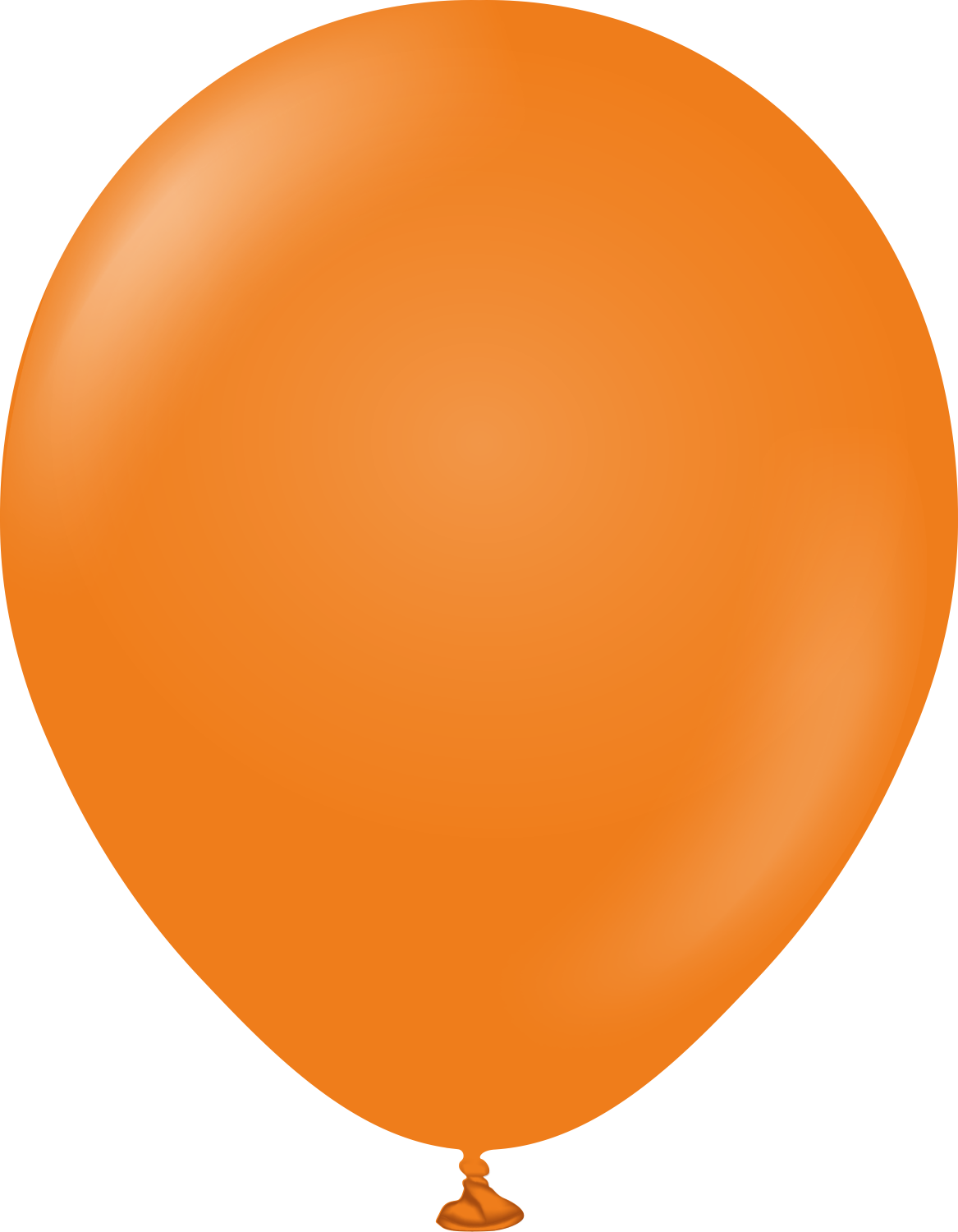 12 inch Latex Balloon-Orange(With Helium)
