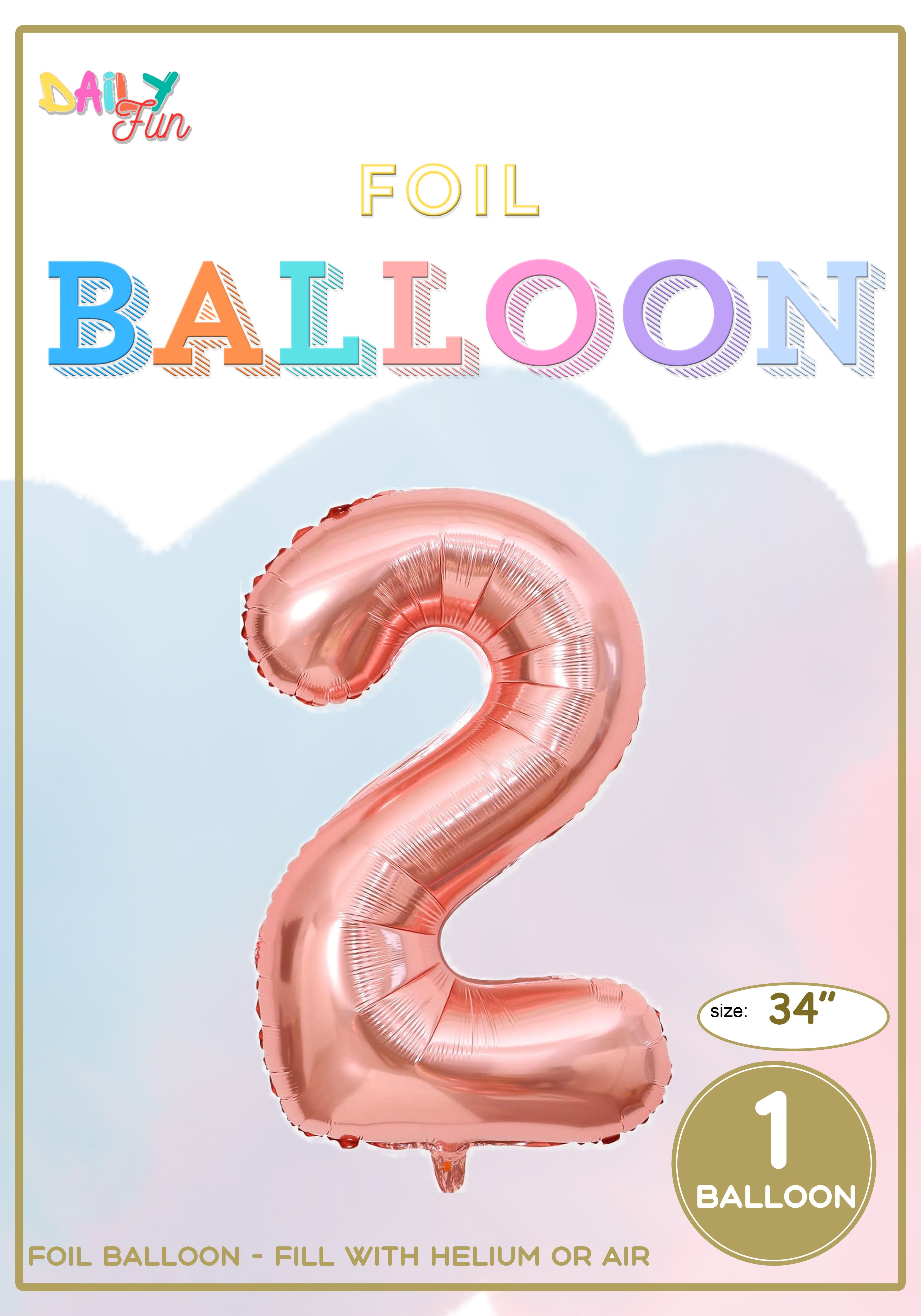 34 inch Foil Balloon-2(With Helium)