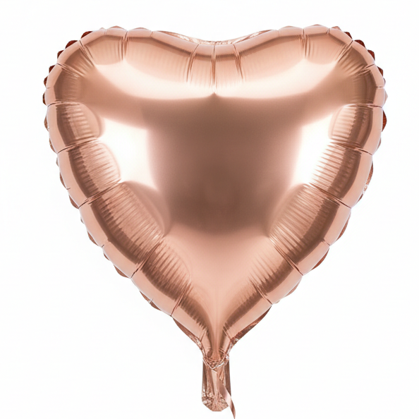 18" Rose Gold Heart