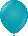 12 inch Latex Balloon-Teal (With Helium)