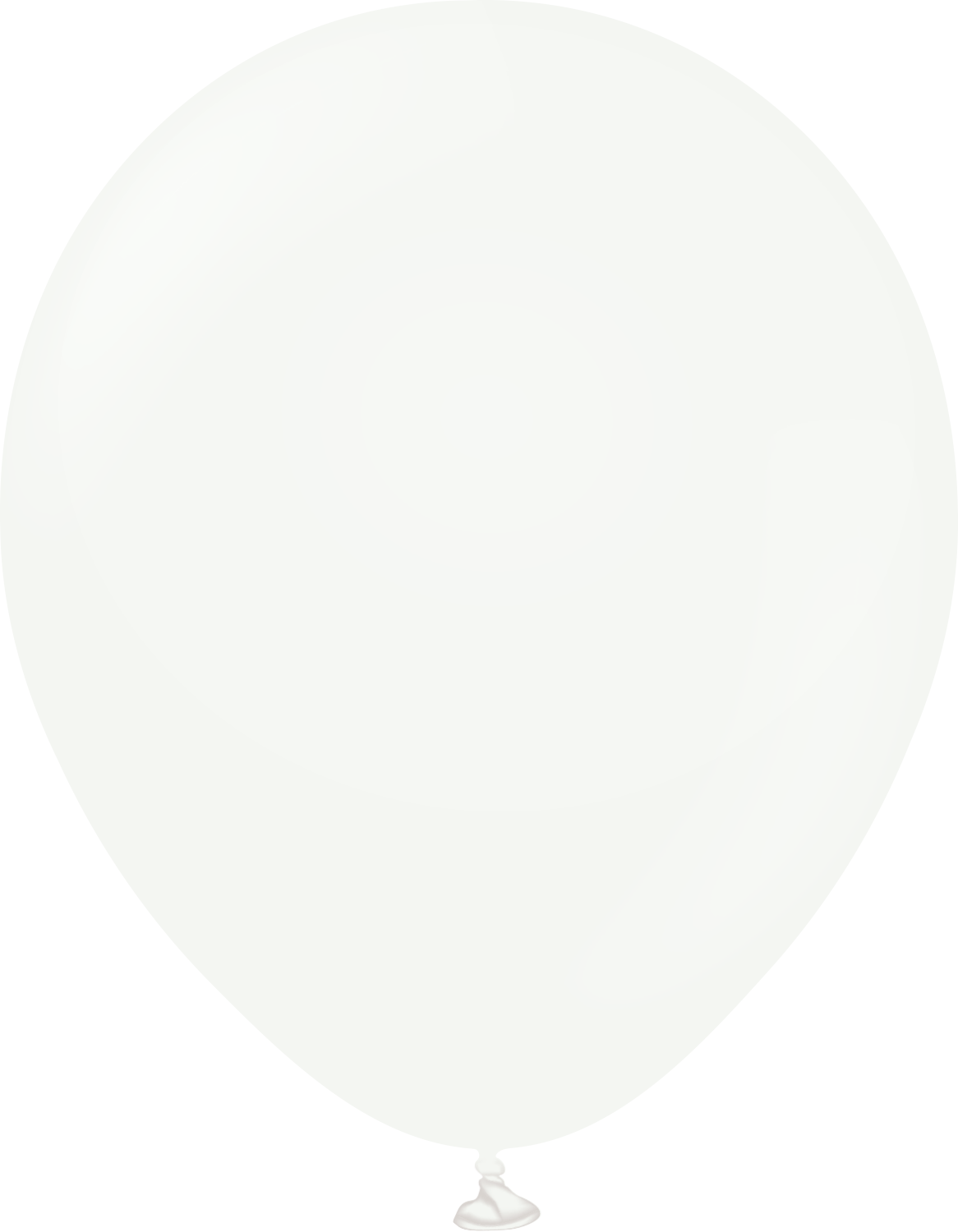 12 inch Latex Balloon-White  With Helium)