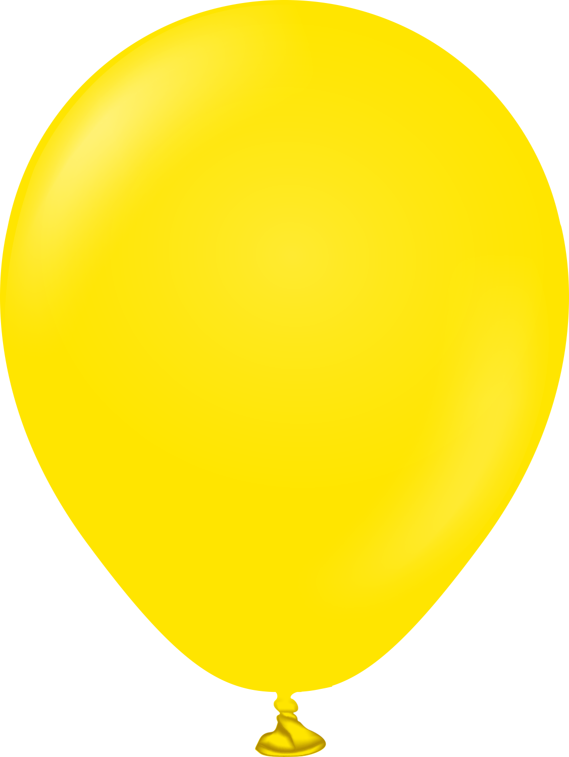 12 inch Latex Balloon-Yellow(With Helium)